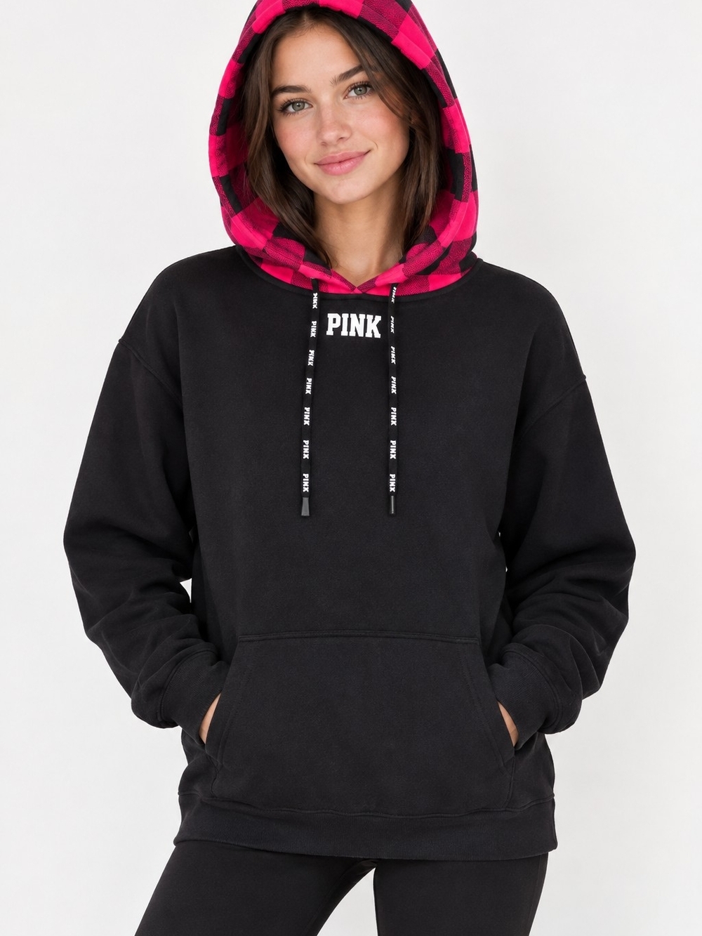 Victoria's Secret PINK Campus Sherpa Hoodie Large